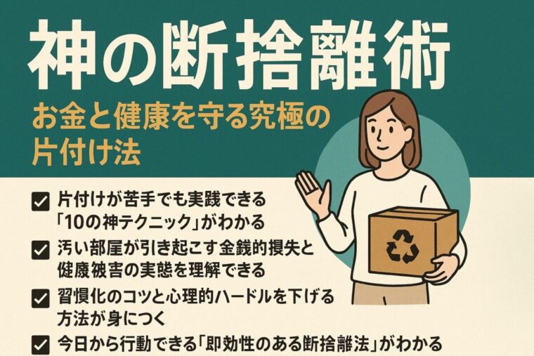 神の断捨離術：お金と健康を守る究極の片付け法