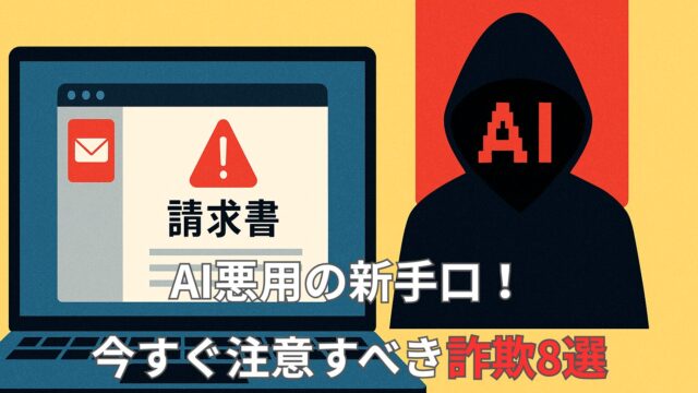 AI悪用の新手口!今すぐ注意すべき詐欺8選|Windows更新ラボ