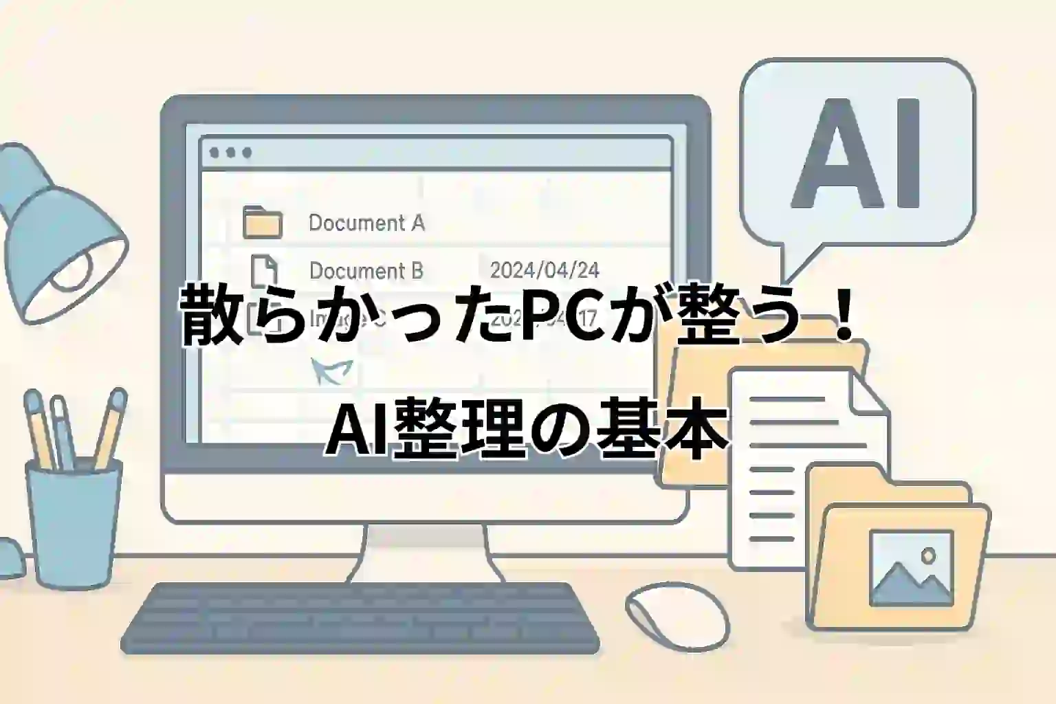 AI整理の基本3つ