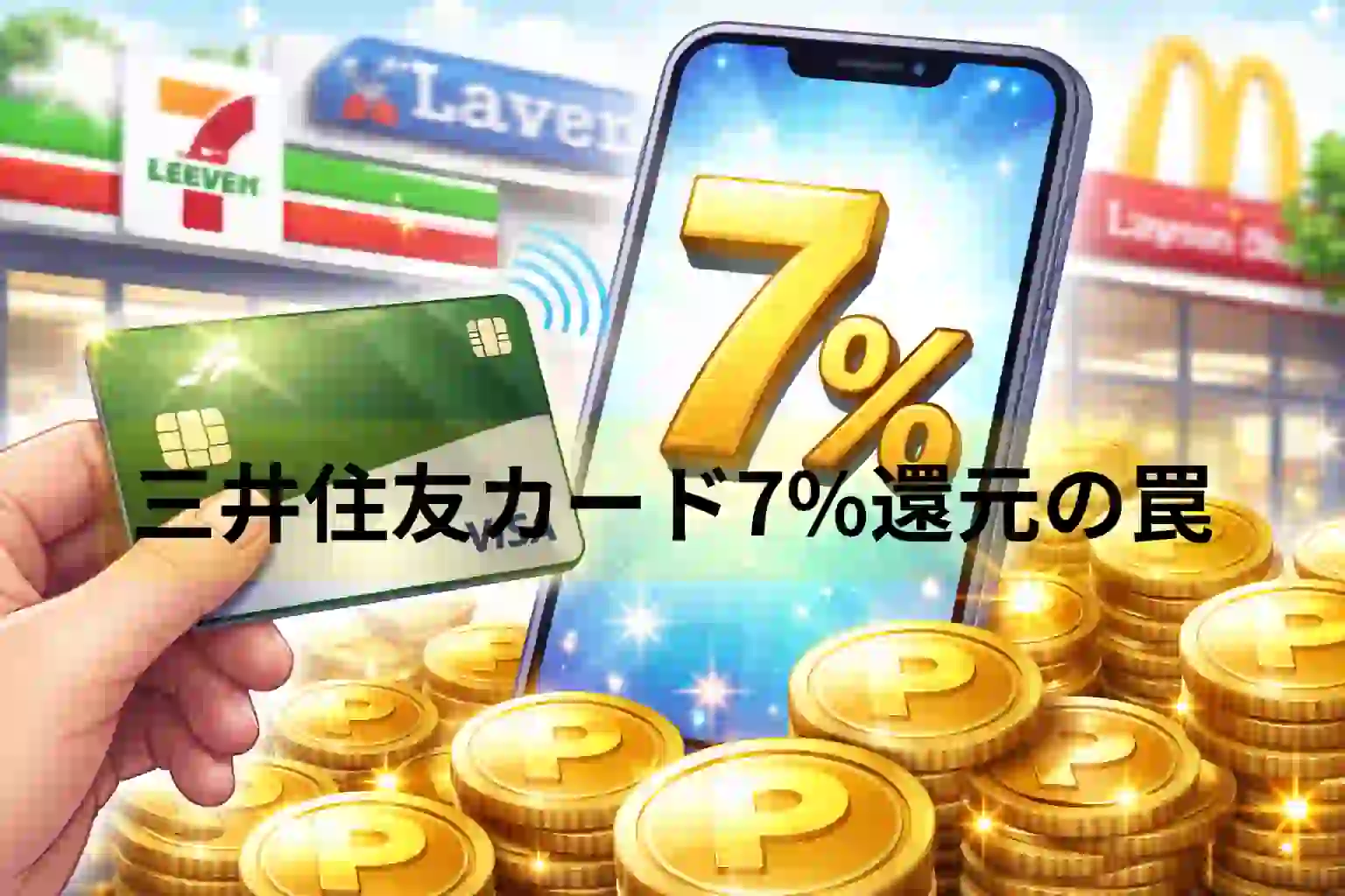 三井住友カード7%還元の罠