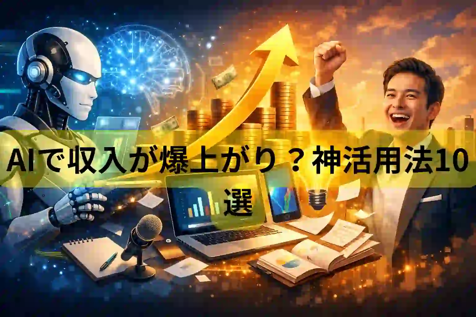 AIで収入が爆上がり？神活用法10選