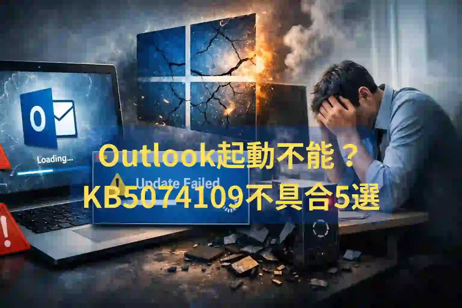 Outlook起動不能？KB5074109不具合5選