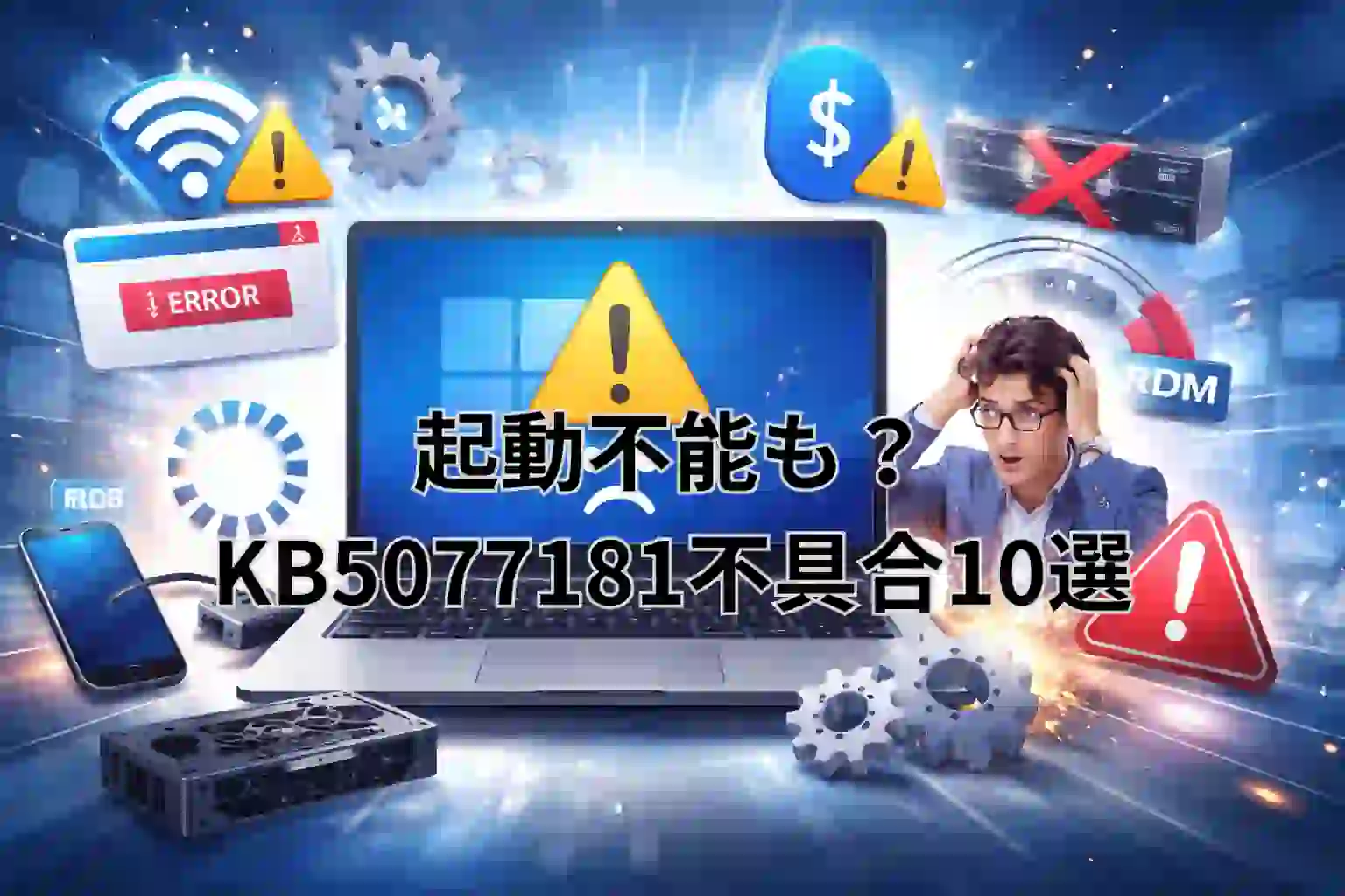 起動不能も？KB5077181不具合10選【2026年2月版】