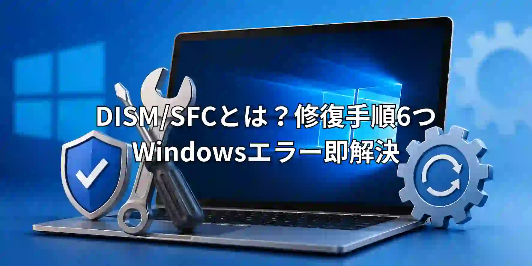DISM/SFCとは？修復手順6つ｜Windowsエラー即解決