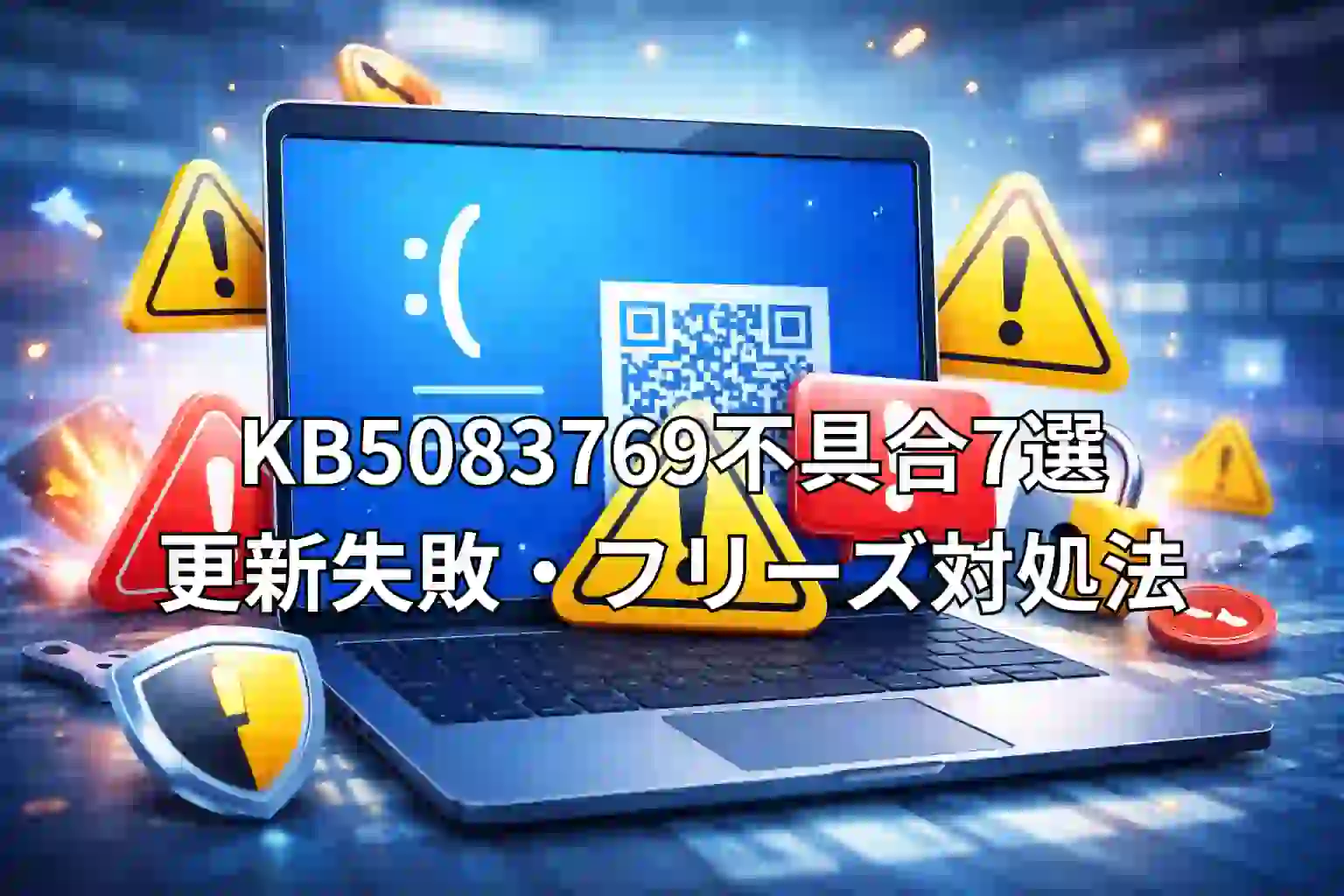 KB5083769不具合7選｜更新失敗・フリーズ対処法