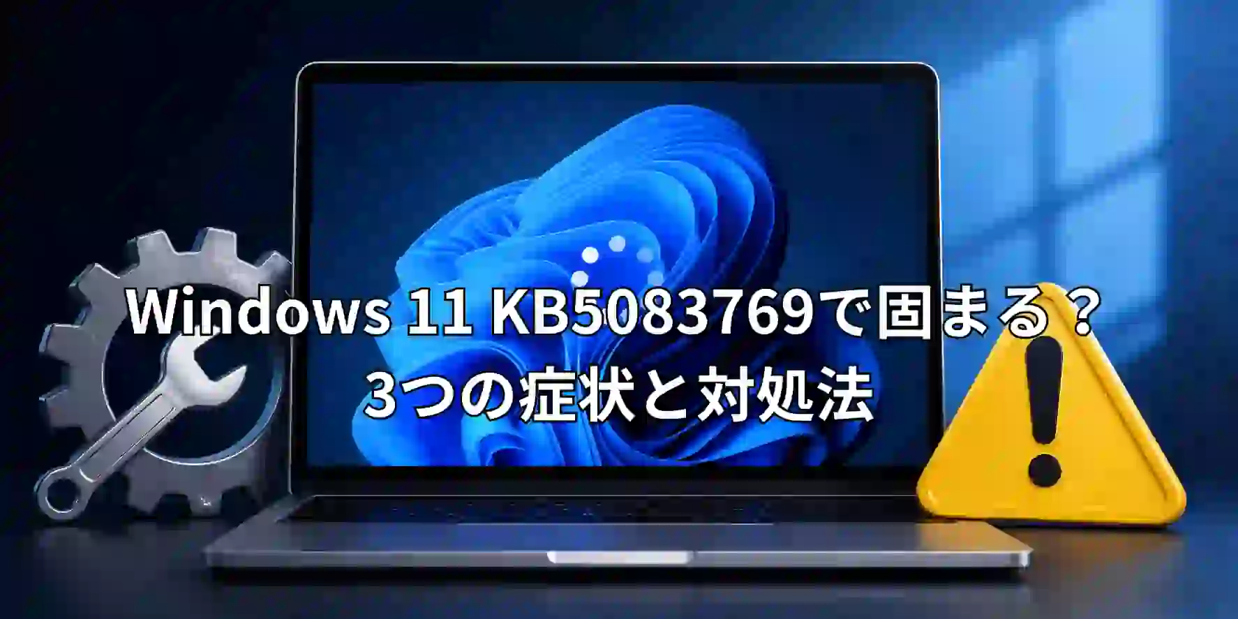 Windows 11 KB5083769で固まる？3つの症状と対処法